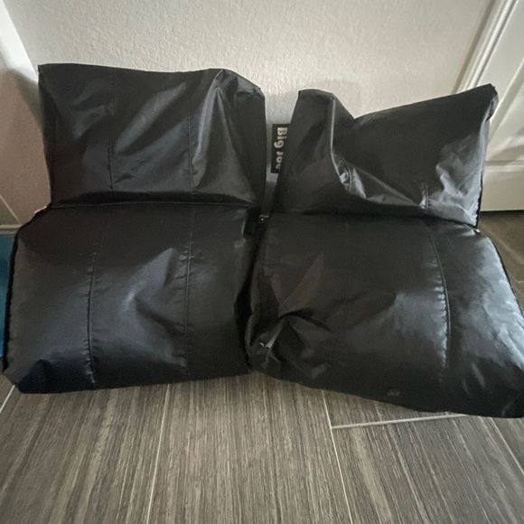 Big Joe- 2 Bean Bag Chairs- GUC - Picture 1 of 9